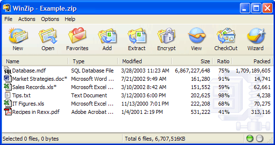 WinZip 14.5 (Build 9095)