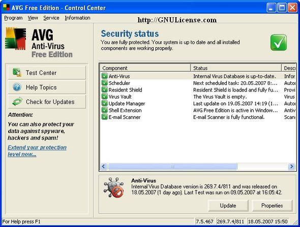 AVG Anti-Virus Free 9.0.790